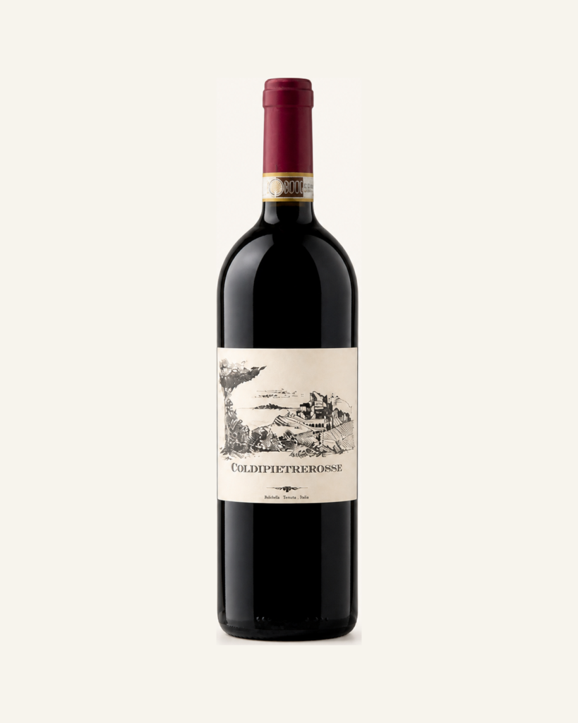 Bulichella Coldipietrerosse – ren flaske på lys baggrund