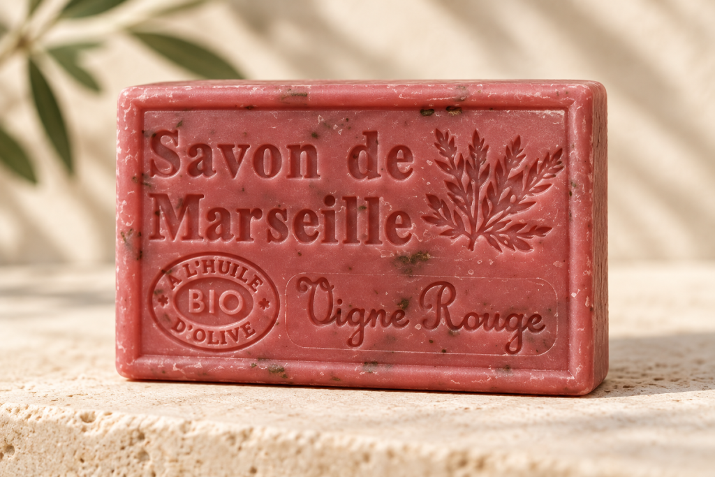 Savon de Marseille – Vigne Rouge sæbe